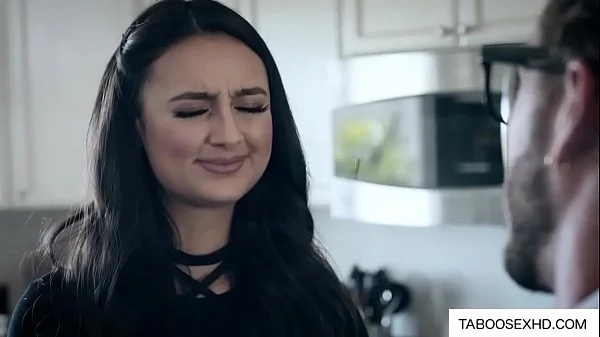 Sexy brunette sucking on the cock