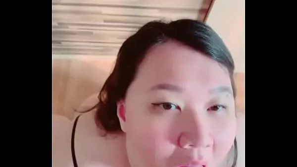 Asian teen with big tits swallows hot cum
