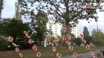 Deutsche Studentin wird abgeschleppt zum echten EroCom Date Sextreffen und bumst öffentlich vor der Venus Messe