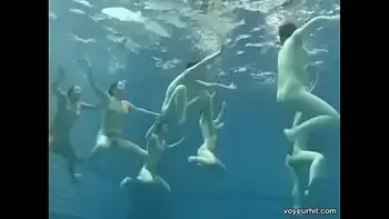 Nude hot synchro swimmers