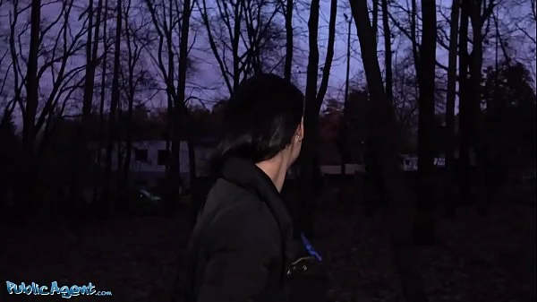 Public Agent Stranded babe Klaudia Diamond fucked hard for cash