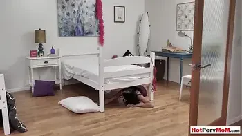 Perv stepson takes advantage on his busty MILF stepmom