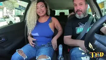 Angel Takemura na carona do Ted #48 com seus peitos gigante e um rabo enorme