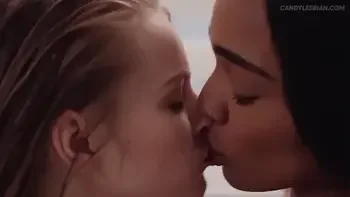 Sexy Lesbian Teen Caught Masturbating in the Shower