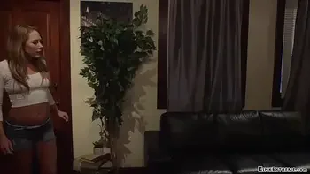 Blonde nanny rough fucked in bondage