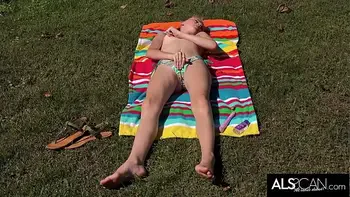 Hannah Hays Hops Off Her Swing to Masturbate