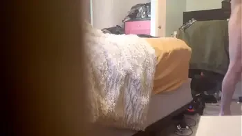 Real caught by sister in her room masturbating!  Listen at the end!