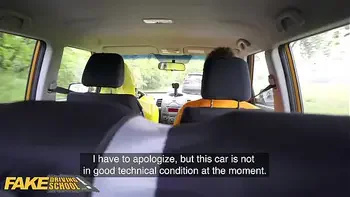 Fake Driving School Lexi Dona Takes Off her Hazmat Suit and Fucks Instructor