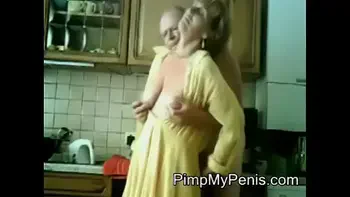 old couple having fun in cithen