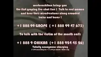 Hot blonde gets groped