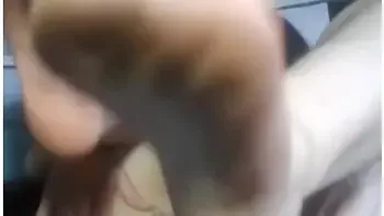 Camgirl Loves Her Big Feet Soles! She Touches Her Sexy Foot & Has So Much Pleasure She