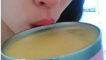 Nudist Crazy White Girl Only Fans Cam Slut Drinks Morning Coffee Lunatic