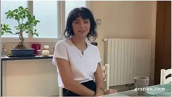 Sasha Masturbates With A Glass Dildo