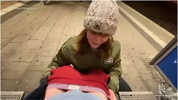 Just A Risky Train Station Fuck