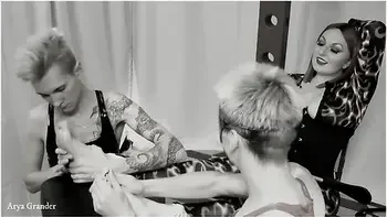 Feet Slave In Video Homemade, Mistress And Her Slaves Having Feet Fun