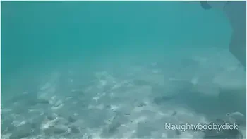 Public Exhibitionist German Teen 18+ With Big Boobs On The Sea Showing Pussy And Ass