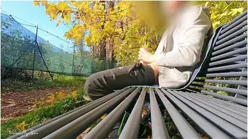 Dickflash In The Park: A Slutty Milf Cant Resist To Give A Me A Hard Titty Fuck