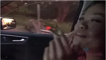 Vina Skyy In On Vacation With Pornstar Vina Sky Hanging At The Beach And Playing With Her Pussy In The Car