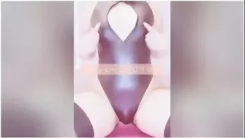 Waist Swing Nipple Masturbation With Lewd Leotard
