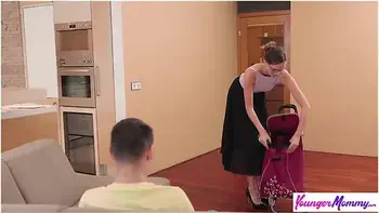 Stunning Stepmommy Shows Stepsons Nice & Slow Way To Go With Family Secrets And Stacy Cruz