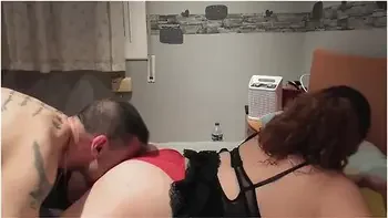 While My Wife Talks To Me On The Phone, The Neighbor Fucks Her