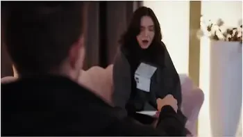 Pick Me Girl - Cute Brunette Freeze Fucked And Swallowing Cum With Jimmy Bud And Catherine Knight