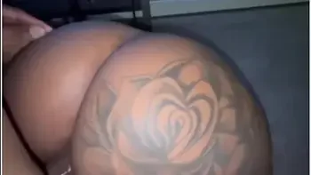 Good Dick Got Big Booty Ebony Moaning Loud!