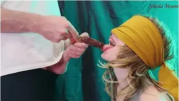 Ice Cream Taste Game. My Stepsister Swallows My Cum- Sheila Moore