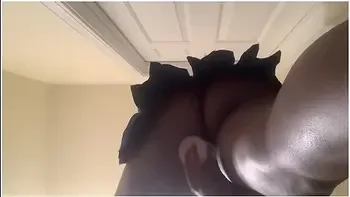 Ebony Teen 18+ Has Dripping Wet