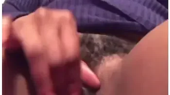 Close Up Hairy Pussy Play Leads To