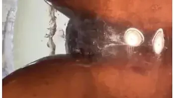 Curly Milky Wet Cunt On A Oily Chair Slipping And Sliding In Plastic Dick