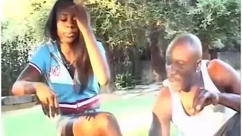 Ebony Takes Big In Her Tight Pussy