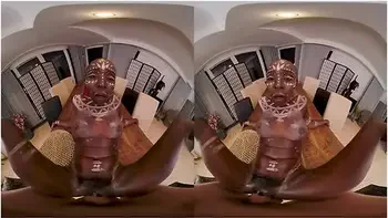 Horny African Princess Loves To Fuck White Guys - Zaawaadi And Virtual Reality