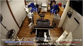 Ebony Cutie Minnie Rose Gets Gyno Exam Captured On Cameras By