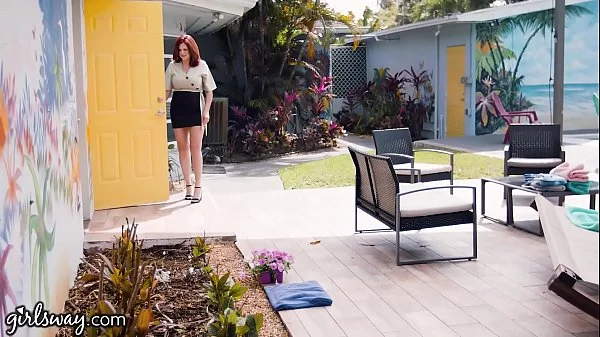 Girlsway Smokin' Hot Gabriela Lopez Helps The MILF Next Door With Her Tongue