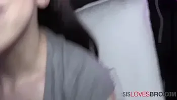 Busty Brunette Teen Stepsister Fucks StepBrother While She Works- Harlowe Blue