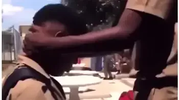 South African Boy teens 18+ Teasing Blowjob In School