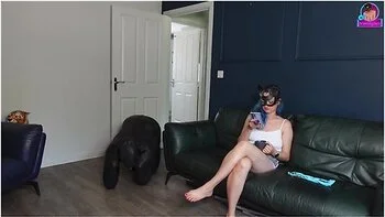 Training Zero Femdom Bondage Slave In Bitchsuit! Cum Orgasm Facesitting Chastity