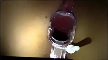 Spreading My Pussy Open With A Speculum And Filling It With Fake Cum Until Its Full