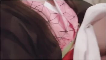 Cute 18 Year Old Big Breasted Girlfriend In Kimono Climaxing Hard