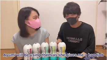 早漏改善トレーニンクオtホ寸止め手コキをしていたらカマンてきすに騎乗位て腰振りしちゃう... Japanese Amateur Premature Handjob Cum - えむゆみカッフル