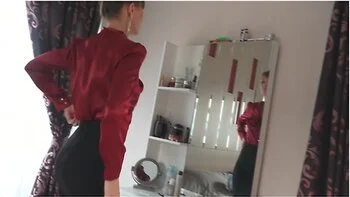 312 My Wet Pussy In A Tightly Pencil Skirt Makes Hard In Your Trousers - Angel The Dreamgirl