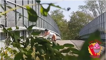 He Falls Off His Bike To Look At Ladymuffin