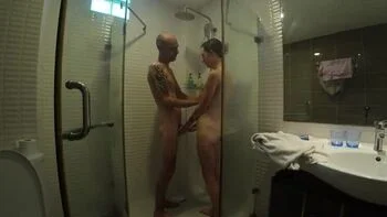 Skinny Brunette Amateur Gets Pissed On Then Fucked Hard By Huge Cock