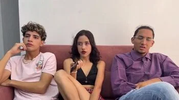 Stepdad and Stepbrother Double Team Tiny Teen Stepdaughter Anal - BritannySexxx Squirts