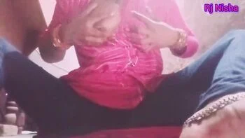 Indian Housewife RJ Nisha Full Romance and Solo Fingering Play