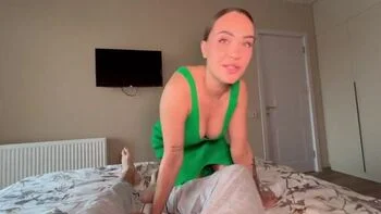 Hot Stepmom Helps Step Son with Deep Throat Blowjob - Big Tits Russian Family Sex