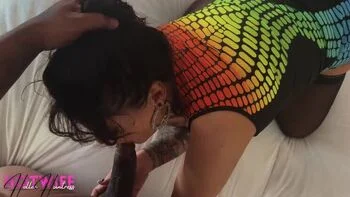 Good Girl Hollee Huntress Kneels for Big Black Cock Blowjob