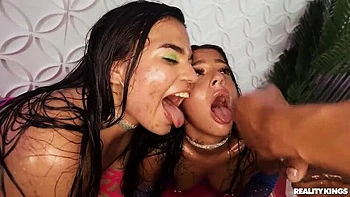 Reality Kings Threesome with Ryan Reid, Summer Col, Lawson Jones - Big Tits Blowjob Hardcore Teen Brunette Cumshot