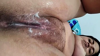 Huge Creampie For Angyamazon While Cuckold Husband Is At Work - Rough Black Bull Fucking